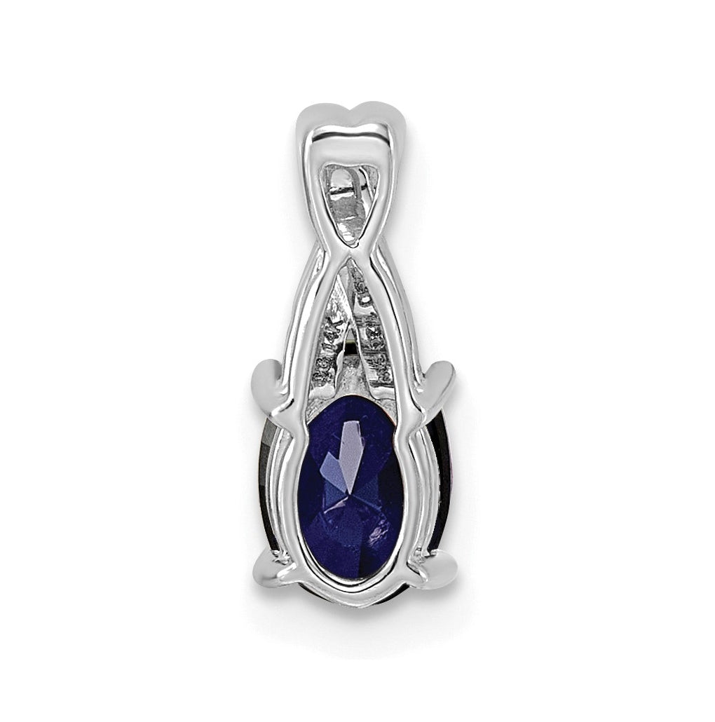 14k Yellow Gold Amethyst and Lab Grown Diamond VS/SI+ G+ Oval February Birthstone Complete Pendant – Elegant Jewelry Gift for Birthday, Anniversary, Engagement, Wedding