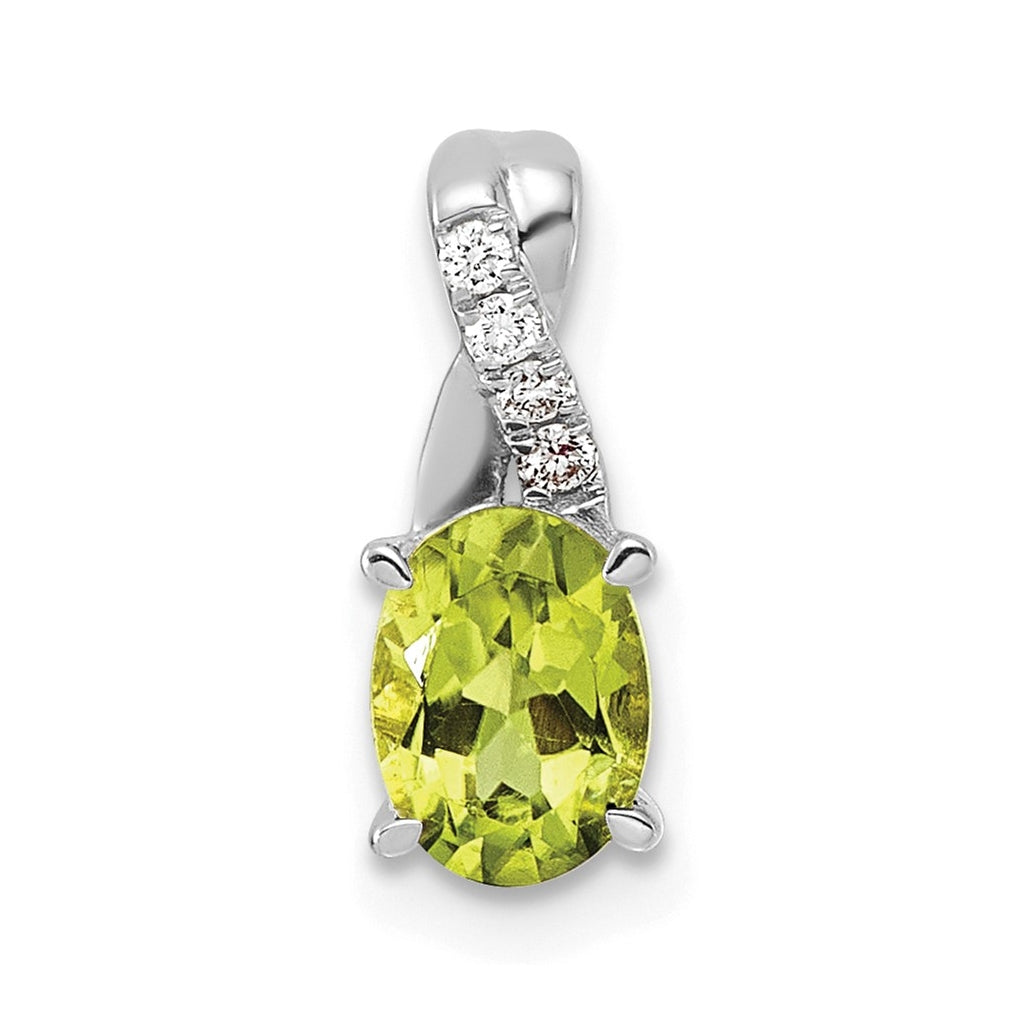 14k Yellow Gold Amethyst and Lab Grown Diamond VS/SI+ G+ Oval February Birthstone Complete Pendant – Elegant Jewelry Gift for Birthday, Anniversary, Engagement, Wedding