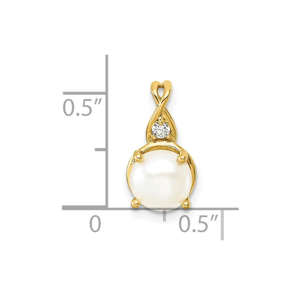 10K Yellow Gold Checkerboard Amethyst and Lab Grown Diamond VS/SI+ G+ February Birthstone Complete Pendant – Elegant Jewelry Gift for Birthday, Anniversary, Engagement, Wedding