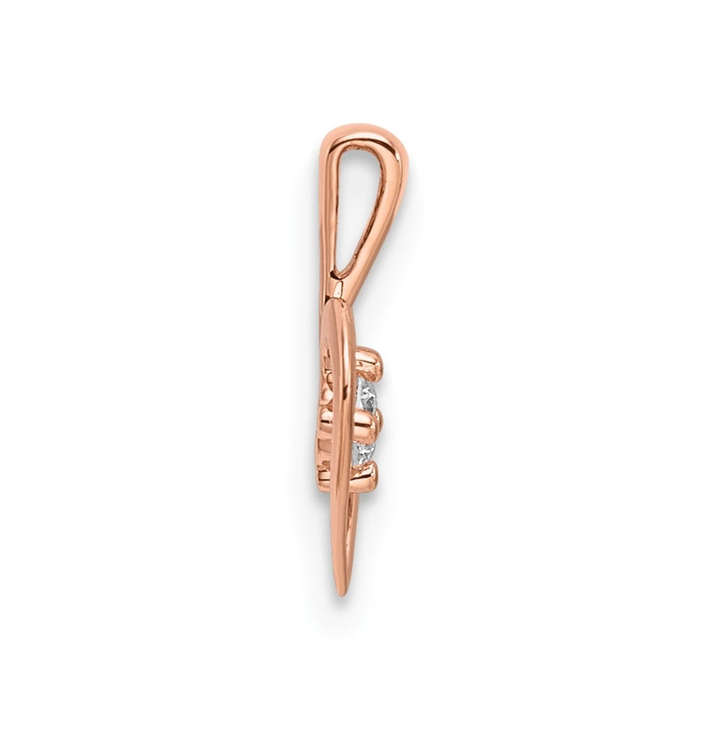 14K Yellow Gold .06  Lab Grown Diamond VS/SI+ G+ Complete Heart Pendant – Elegant Jewelry Gift for Birthday, Anniversary, Engagement, Wedding