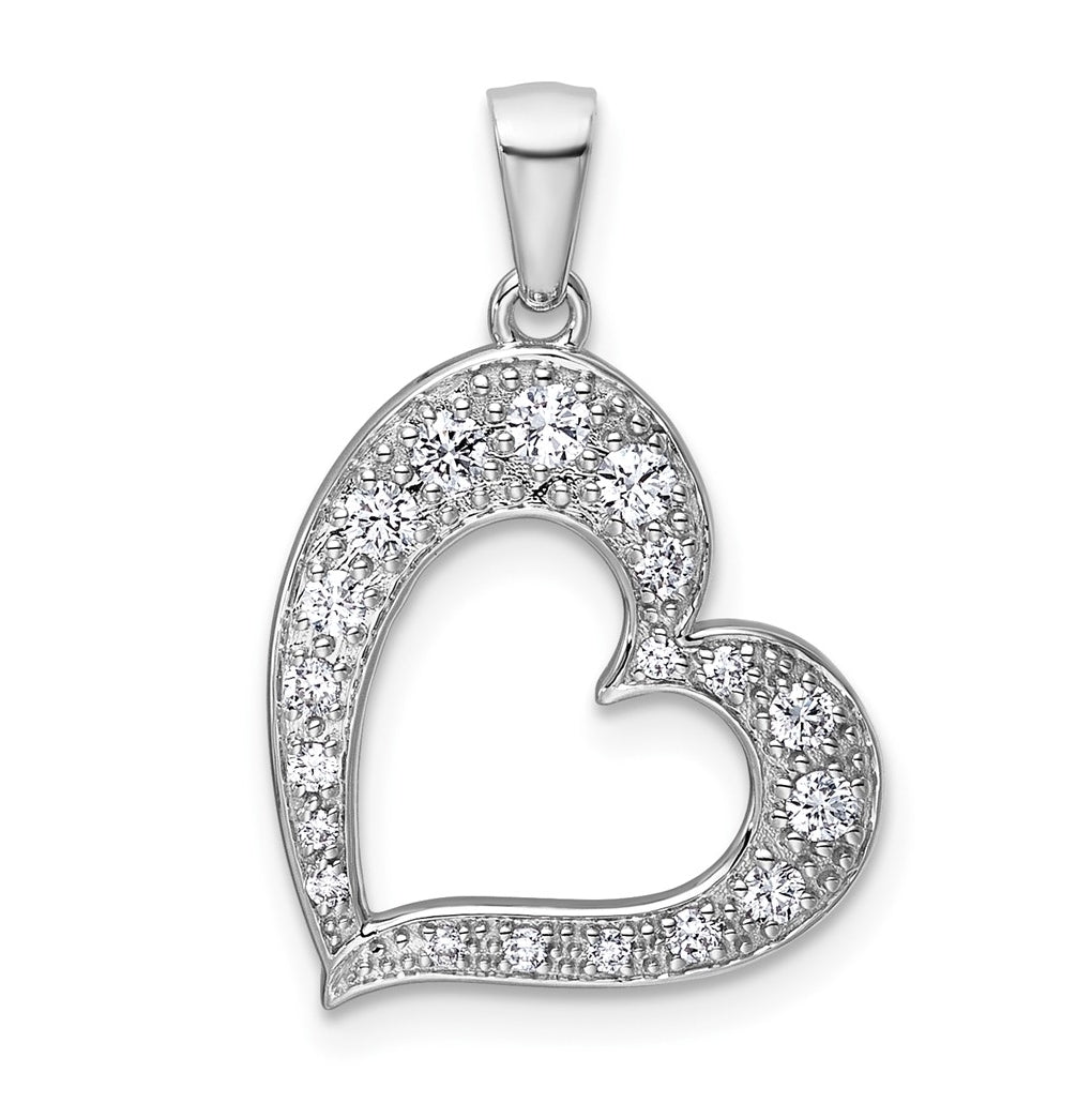 14K Yellow Gold  1/4ct. Lab Grown Diamond VS/SI+ G+ Complete Heart Pendant – Elegant Jewelry Gift for Birthday, Anniversary, Engagement, Wedding