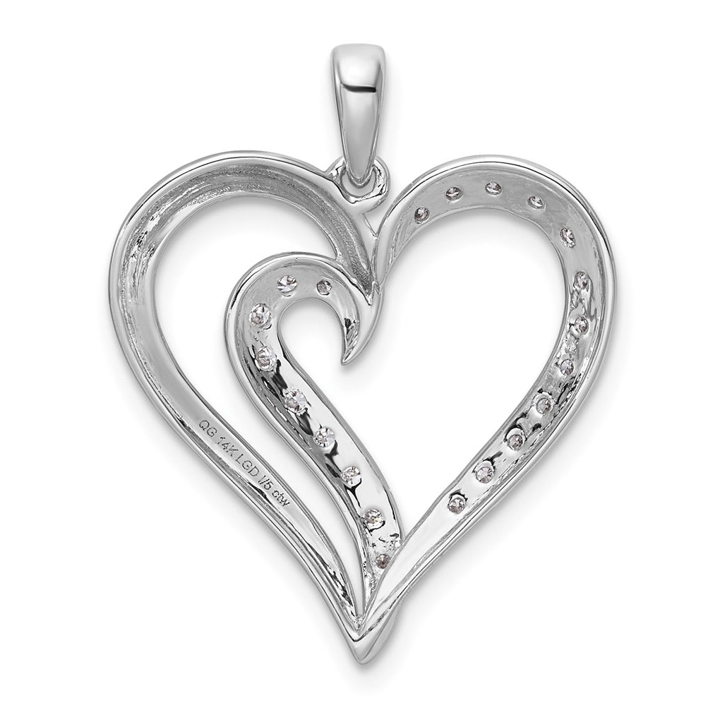 14K Yellow Gold 1/5ct. Lab Grown Diamond VS/SI+ G+ Complete Heart Pendant – Elegant Jewelry Gift for Birthday, Anniversary, Engagement, Wedding