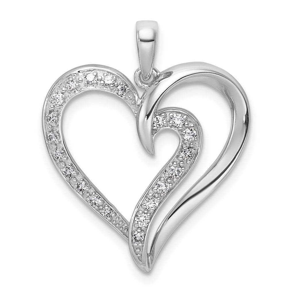 14K Yellow Gold 1/5ct. Lab Grown Diamond VS/SI+ G+ Complete Heart Pendant – Elegant Jewelry Gift for Birthday, Anniversary, Engagement, Wedding