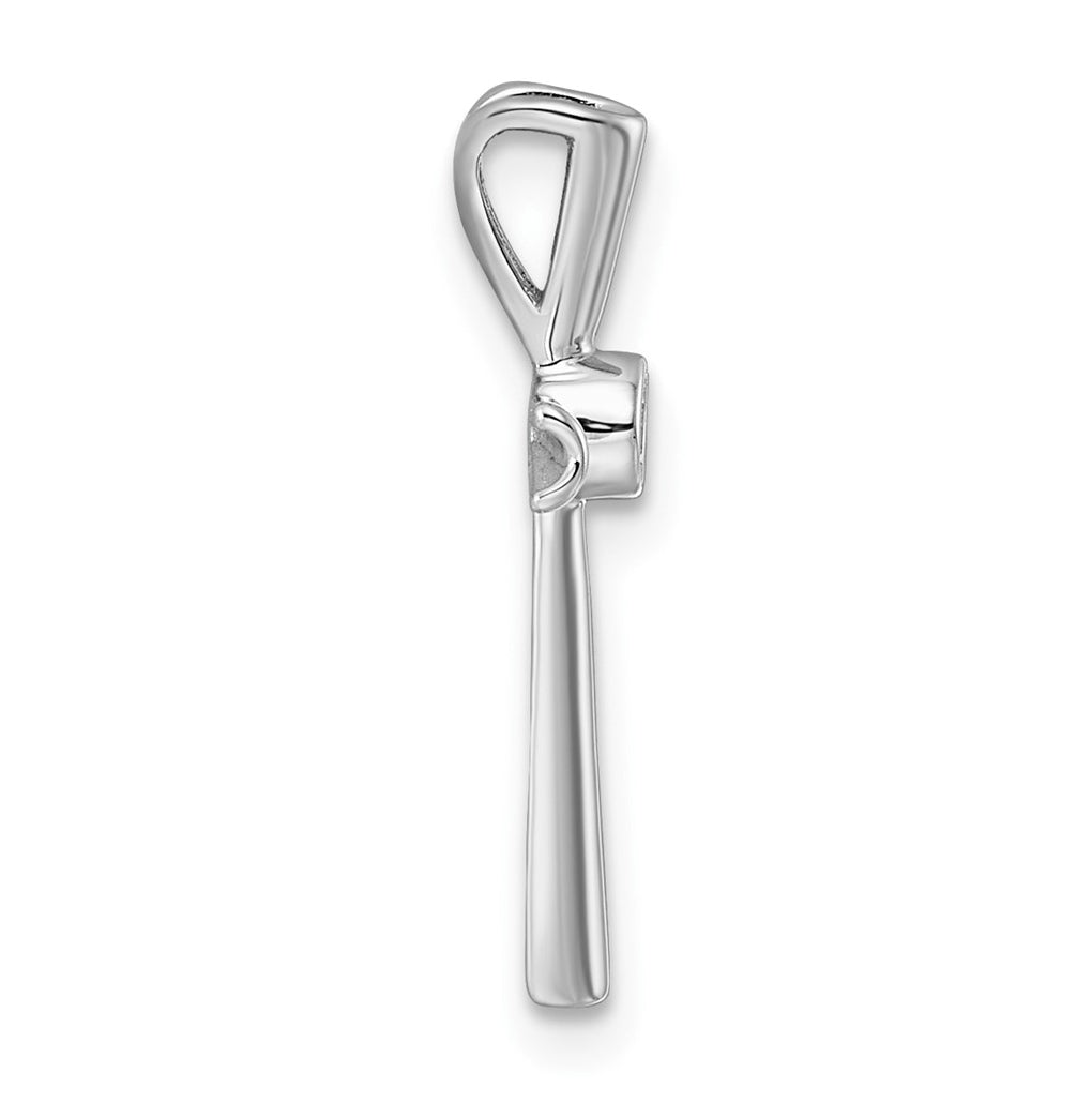 14K White Gold 1/20ct. Lab Grown Diamond VS/SI+ G+ Complete Cross Pendant – Elegant Jewelry Gift for Birthday, Anniversary, Engagement, Wedding
