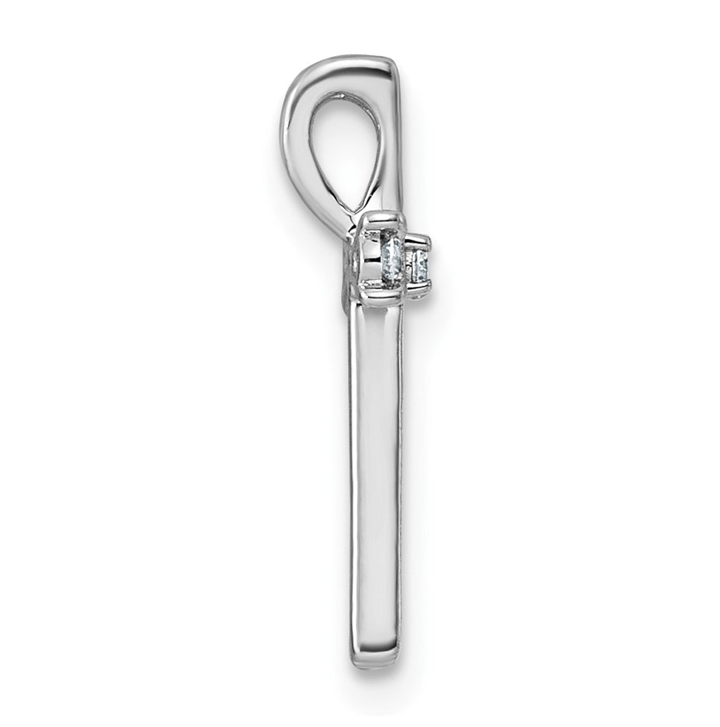 14K White Gold 1/10ct. Lab Grown Diamond VS/SI+ G+ Complete Cross Pendant – Elegant Jewelry Gift for Birthday, Anniversary, Engagement, Wedding