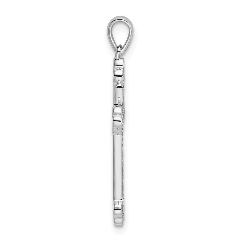14K Yellow Gold 1/6ct. Lab Grown Diamond VS/SI+ G+ Complete Cross Pendant – Elegant Jewelry Gift for Birthday, Anniversary, Engagement, Wedding