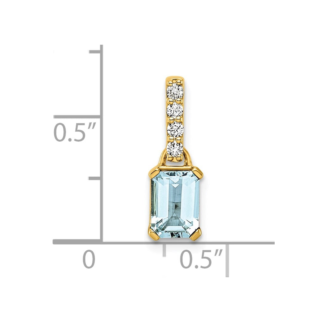 10k White Gold Amethyst & 1/15 Cttw Lab Grown Diamond VS/SI+ G+ February Birthstone Complete Pendant – Elegant Jewelry Gift for Birthday, Anniversary, Engagement, Wedding