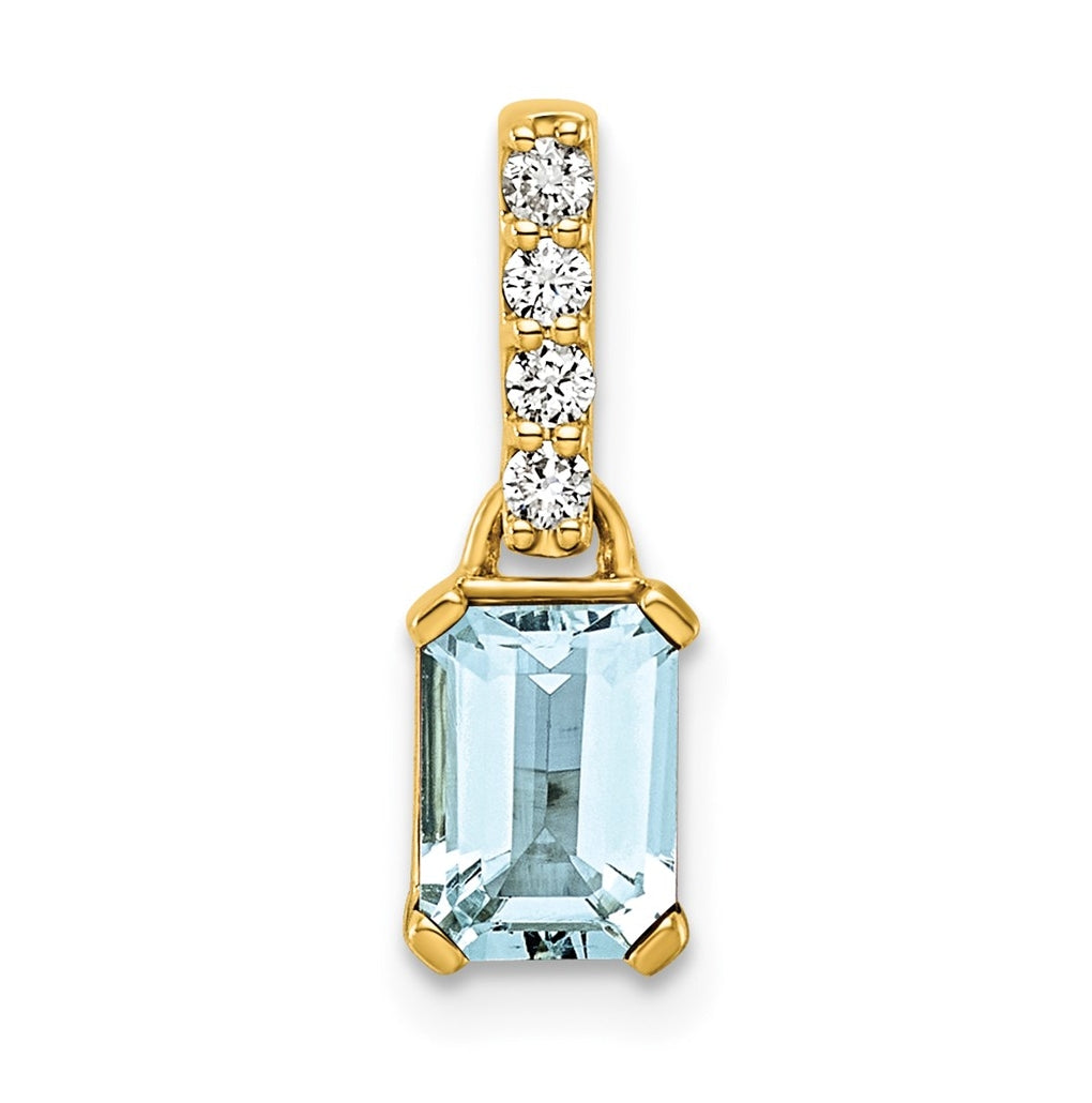 10k White Gold Amethyst & 1/15 Cttw Lab Grown Diamond VS/SI+ G+ February Birthstone Complete Pendant – Elegant Jewelry Gift for Birthday, Anniversary, Engagement, Wedding
