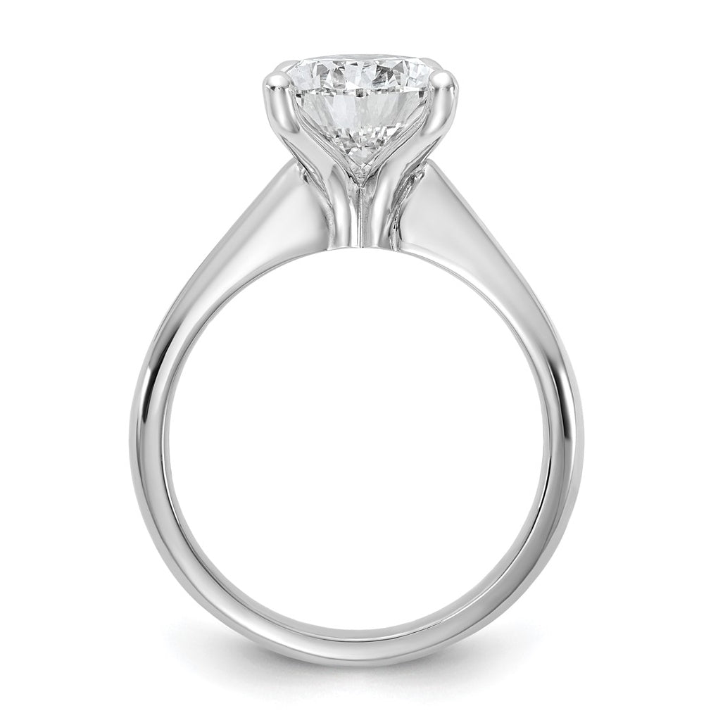 14k Two-Tone Gold 2ct Cert Lab Grown Diamond VS+ F+ Pear 8X Complete Solitaire Ring Size 5 – Elegant Jewelry Gift for Birthday, Anniversary, Engagement, Wedding