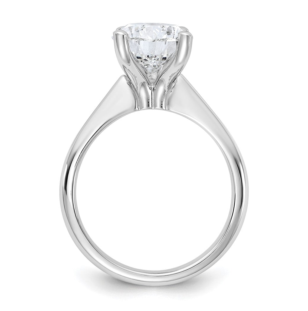 14k Two-Tone Gold 2ct Cert Lab Grown Diamond VS+ F+ Pear 8X Complete Solitaire Ring Size 5 – Elegant Jewelry Gift for Birthday, Anniversary, Engagement, Wedding