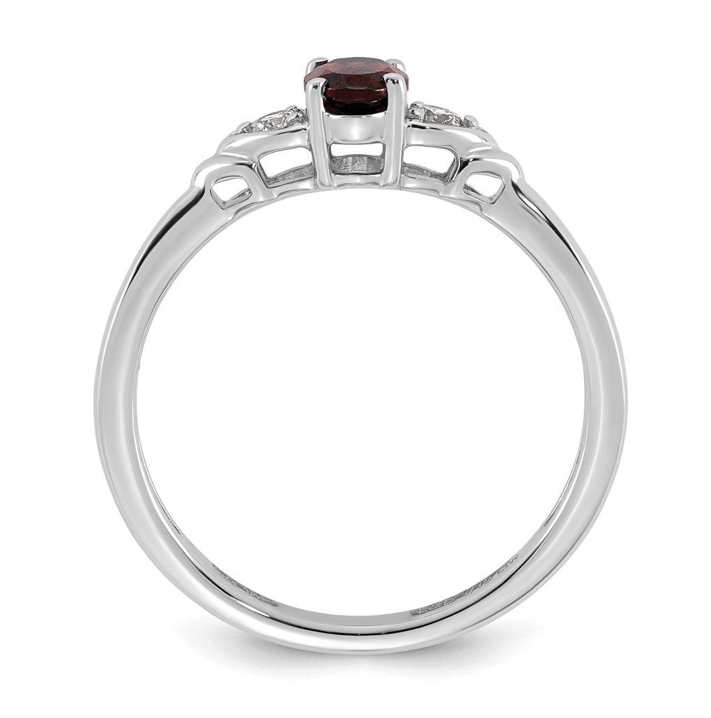 14K Yellow Gold Amethyst & 1/10 carat Lab Grown Diamond VS/SI+ G+ February Birthstone Complete Ring – Elegant Jewelry Gift for Birthday, Anniversary, Engagement, Wedding