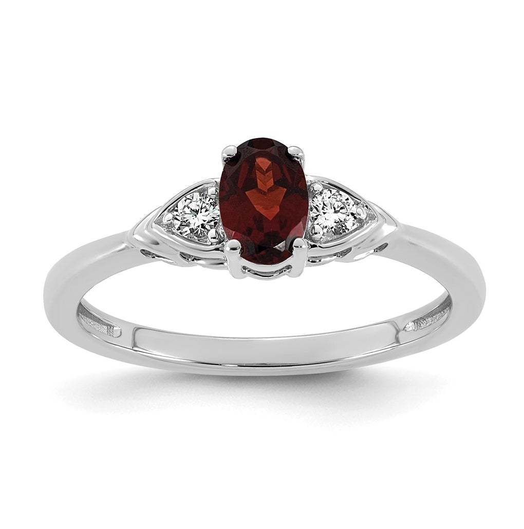 14K Yellow Gold Amethyst & 1/10 carat Lab Grown Diamond VS/SI+ G+ February Birthstone Complete Ring – Elegant Jewelry Gift for Birthday, Anniversary, Engagement, Wedding