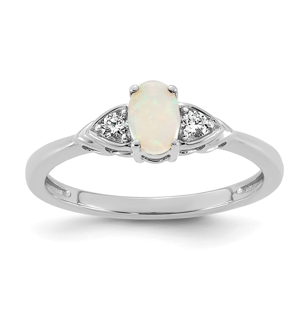 14K Yellow Gold Amethyst & 1/10 carat Lab Grown Diamond VS/SI+ G+ February Birthstone Complete Ring – Elegant Jewelry Gift for Birthday, Anniversary, Engagement, Wedding