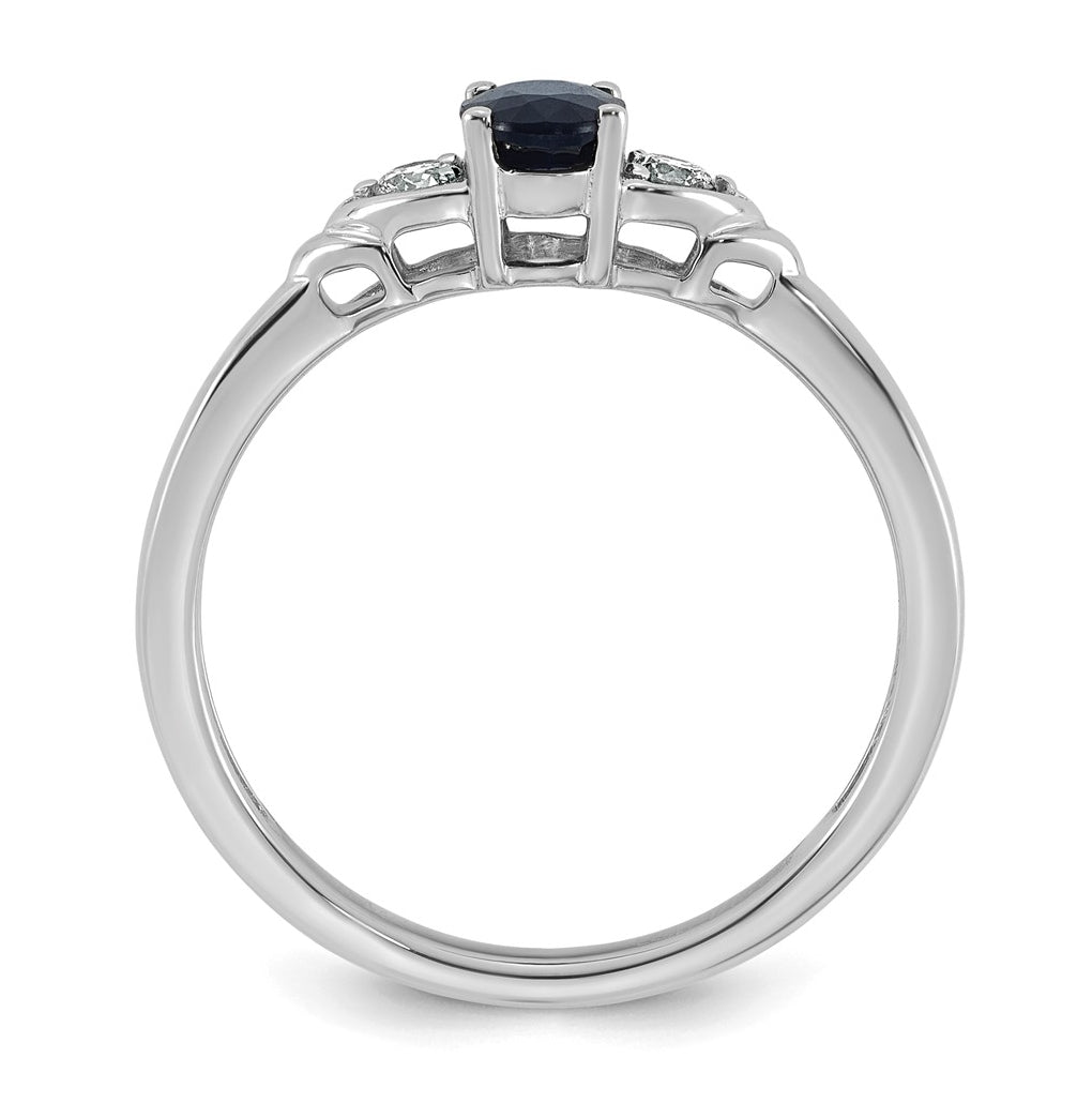 14K Yellow Gold Amethyst & 1/10 carat Lab Grown Diamond VS/SI+ G+ February Birthstone Complete Ring – Elegant Jewelry Gift for Birthday, Anniversary, Engagement, Wedding