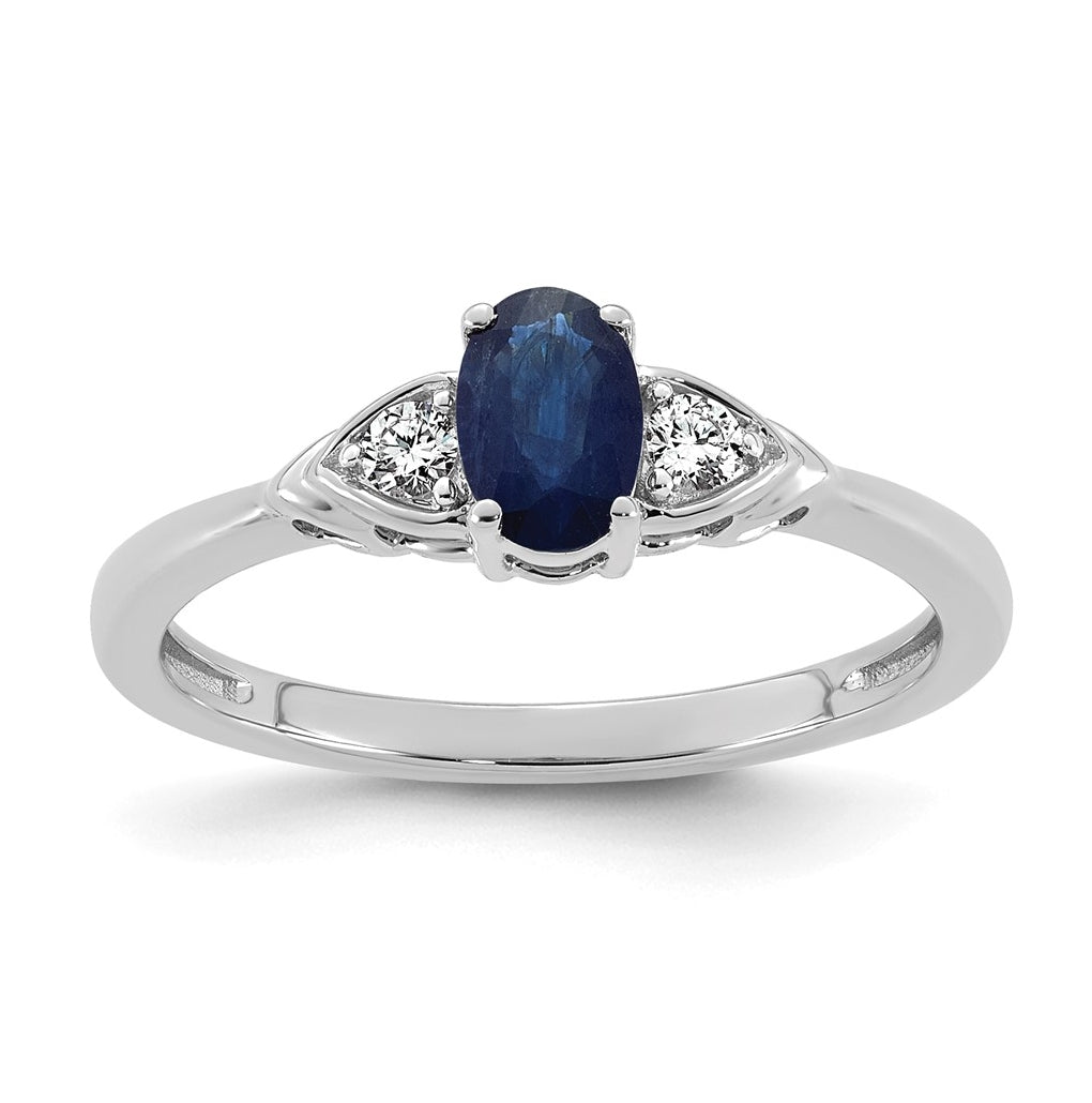 14K Yellow Gold Amethyst & 1/10 carat Lab Grown Diamond VS/SI+ G+ February Birthstone Complete Ring – Elegant Jewelry Gift for Birthday, Anniversary, Engagement, Wedding
