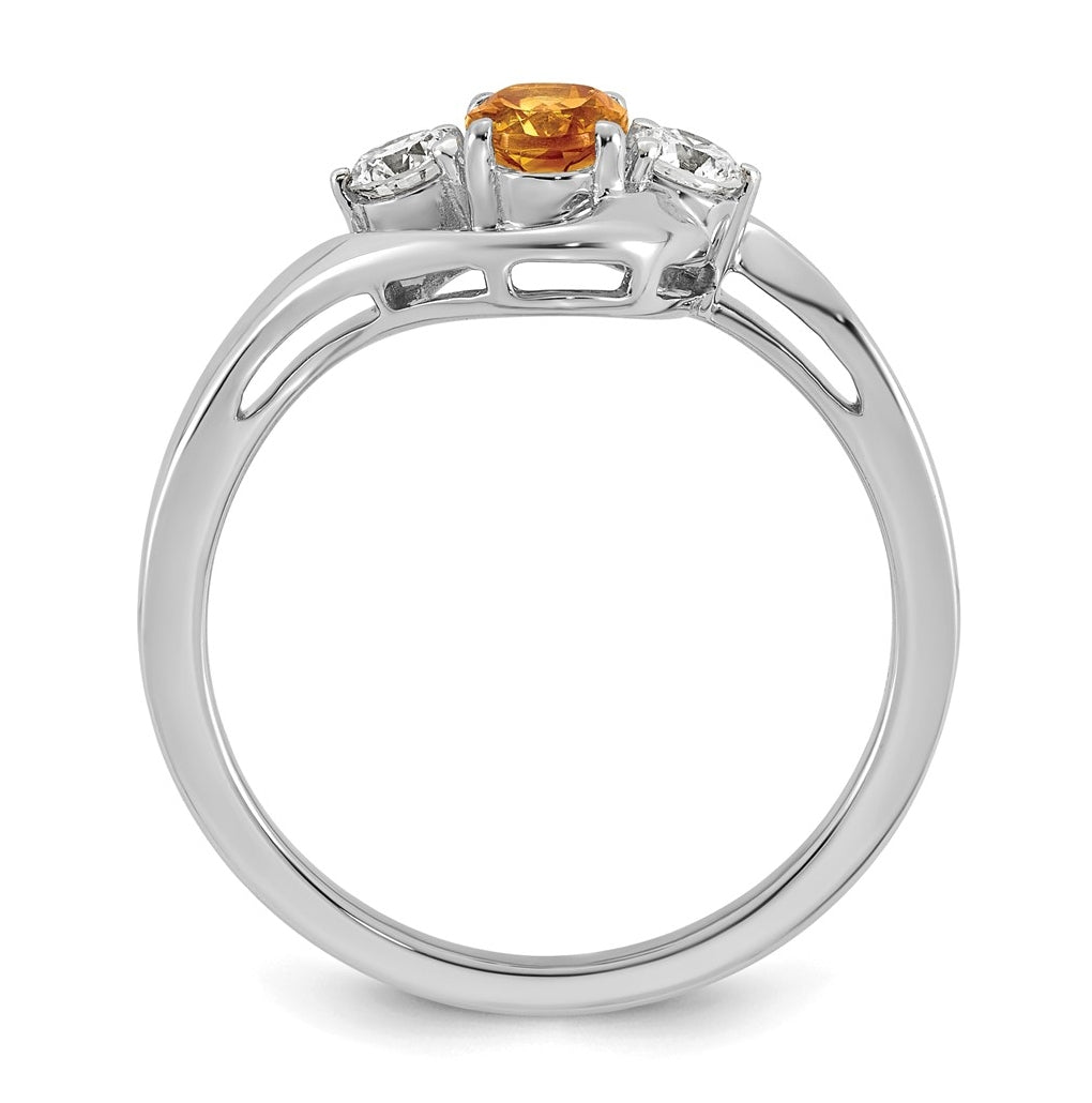 14K Yellow Gold Amethyst & 1/5 carat Lab Grown Diamond VS/SI+ G+ February Birthstone Complete Ring – Elegant Jewelry Gift for Birthday, Anniversary, Engagement, Wedding