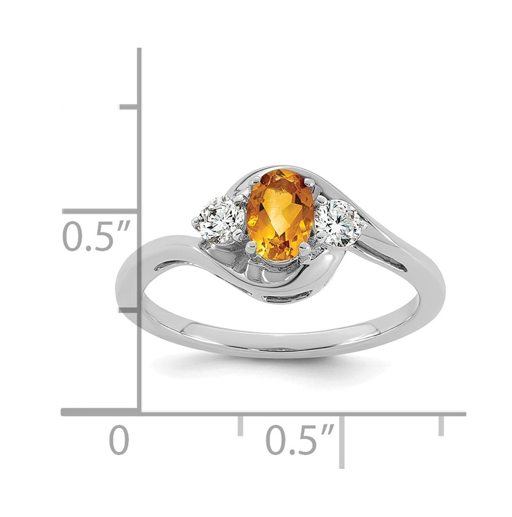 14K Yellow Gold Amethyst & 1/5 carat Lab Grown Diamond VS/SI+ G+ February Birthstone Complete Ring – Elegant Jewelry Gift for Birthday, Anniversary, Engagement, Wedding