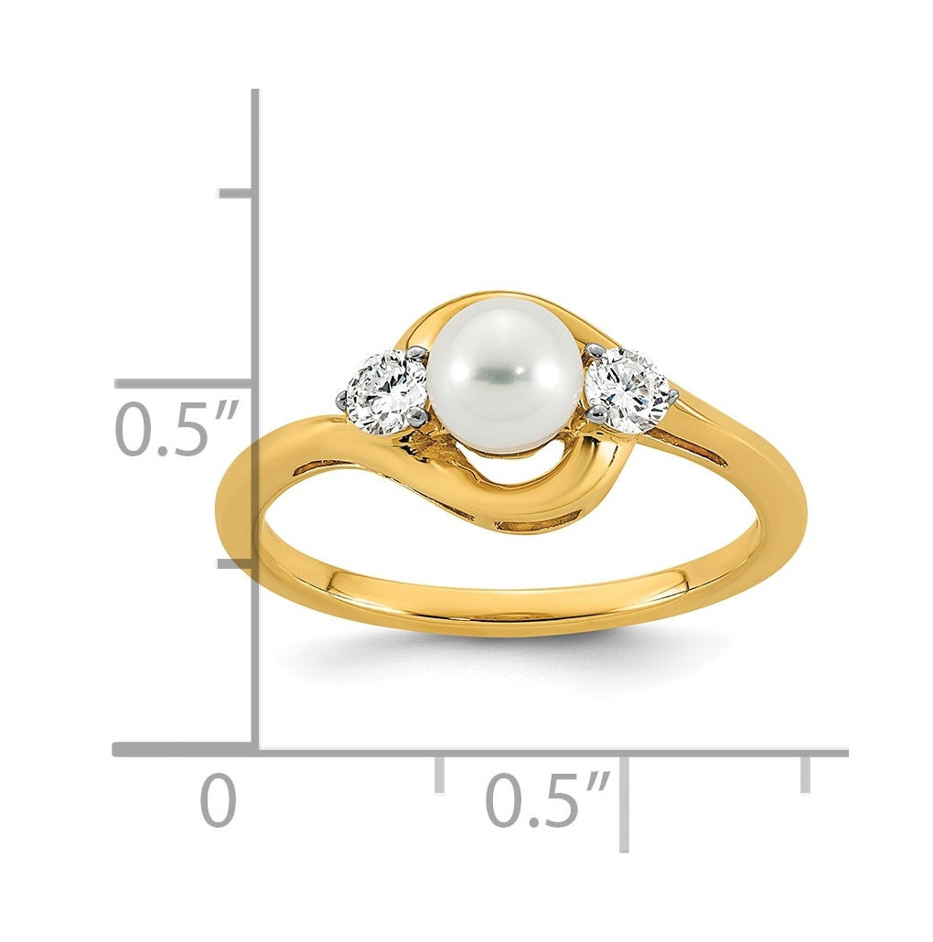 14K Yellow Gold Amethyst & 1/5 carat Lab Grown Diamond VS/SI+ G+ February Birthstone Complete Ring – Elegant Jewelry Gift for Birthday, Anniversary, Engagement, Wedding