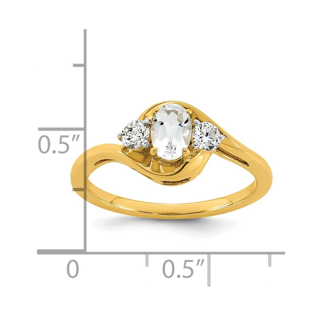14K Yellow Gold Amethyst & 1/5 carat Lab Grown Diamond VS/SI+ G+ February Birthstone Complete Ring – Elegant Jewelry Gift for Birthday, Anniversary, Engagement, Wedding