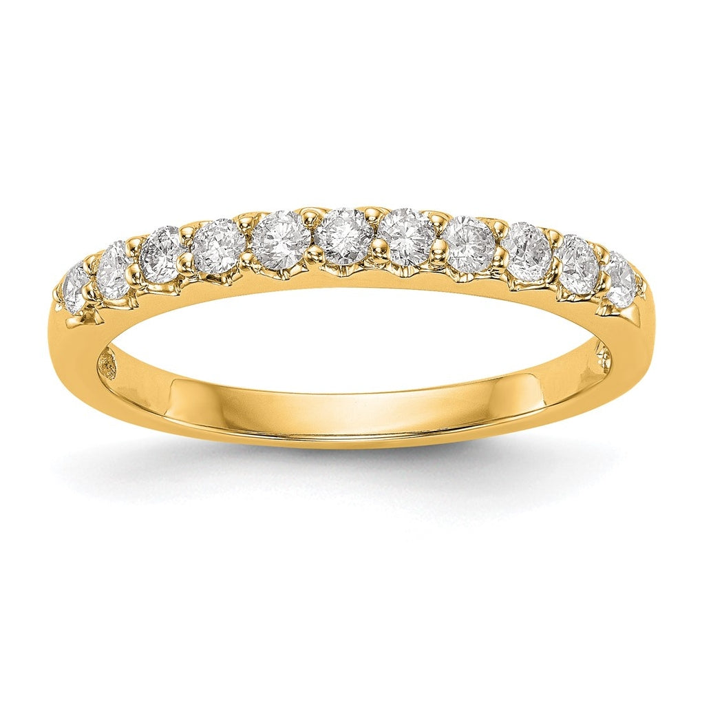 10k White Gold 1/3 ct Lab Grown Diamond VS/SI+ G+ Complete Band Size 5 – Elegant Jewelry Gift for Birthday, Anniversary, Engagement, Wedding