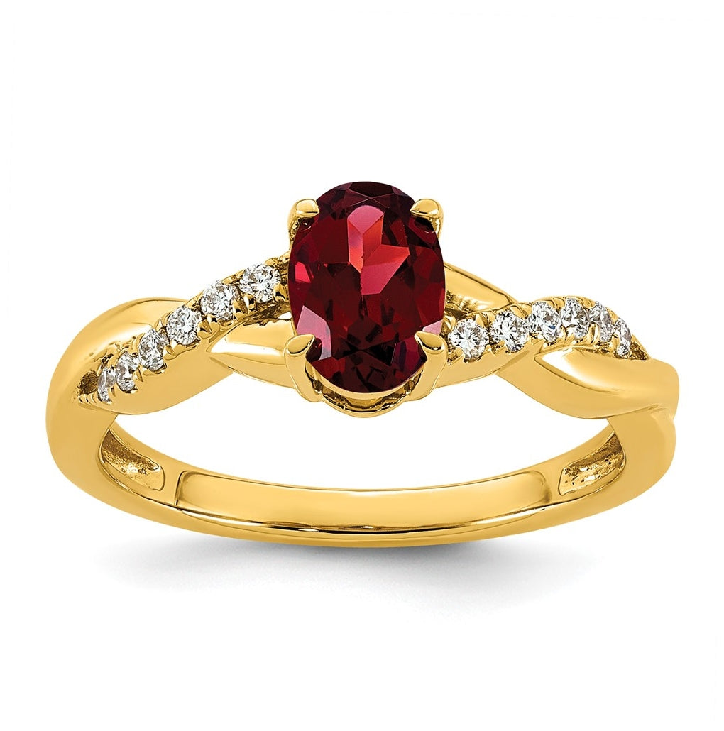 14K White Gold Oval Amethyst & Lab Grown Diamond VS/SI+ G+ February Birthstone Complete Ring – Elegant Jewelry Gift for Birthday, Anniversary, Engagement, Wedding