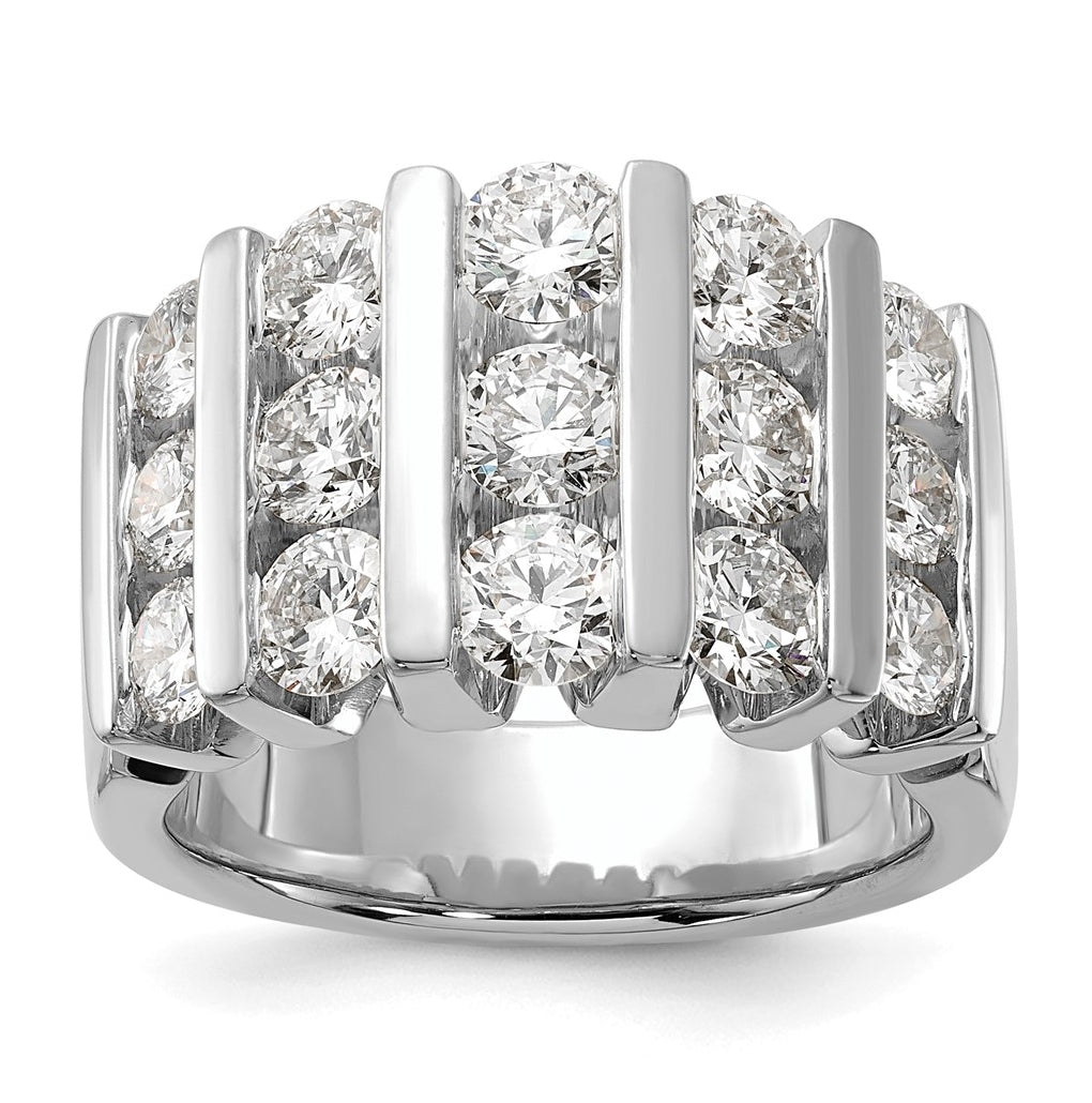 10k White Gold 1ct Lab Grown Diamond VS/SI+ G+ Complete Fashion Band – Elegant Jewelry Gift for Birthday, Anniversary, Engagement, Wedding