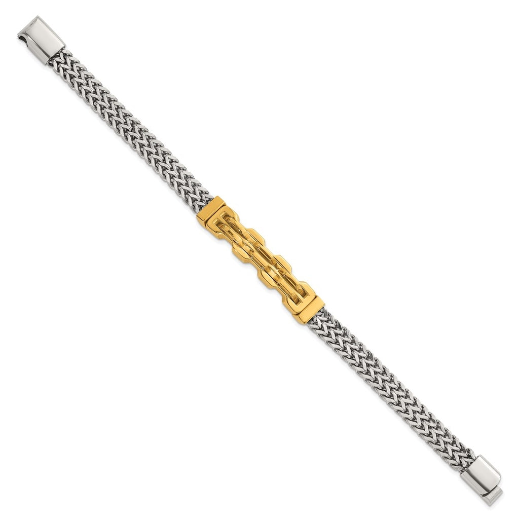 Stainless Steel Polished Yellow IP-plated 8.5in Bracelet – Elegant Jewelry Gift for Birthday, Anniversary, Engagement, Wedding