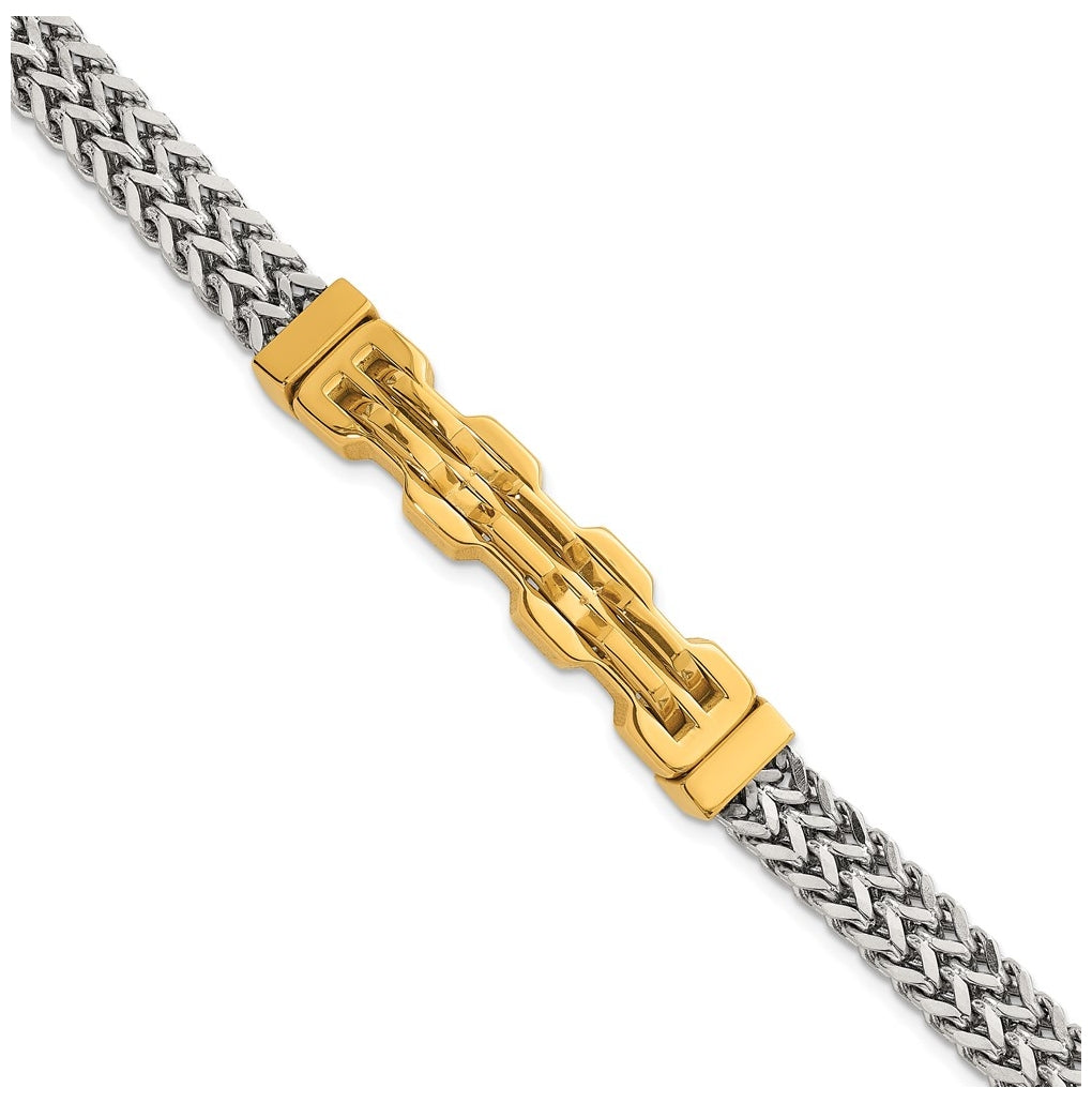 Stainless Steel Polished Yellow IP-plated 8.5in Bracelet – Elegant Jewelry Gift for Birthday, Anniversary, Engagement, Wedding