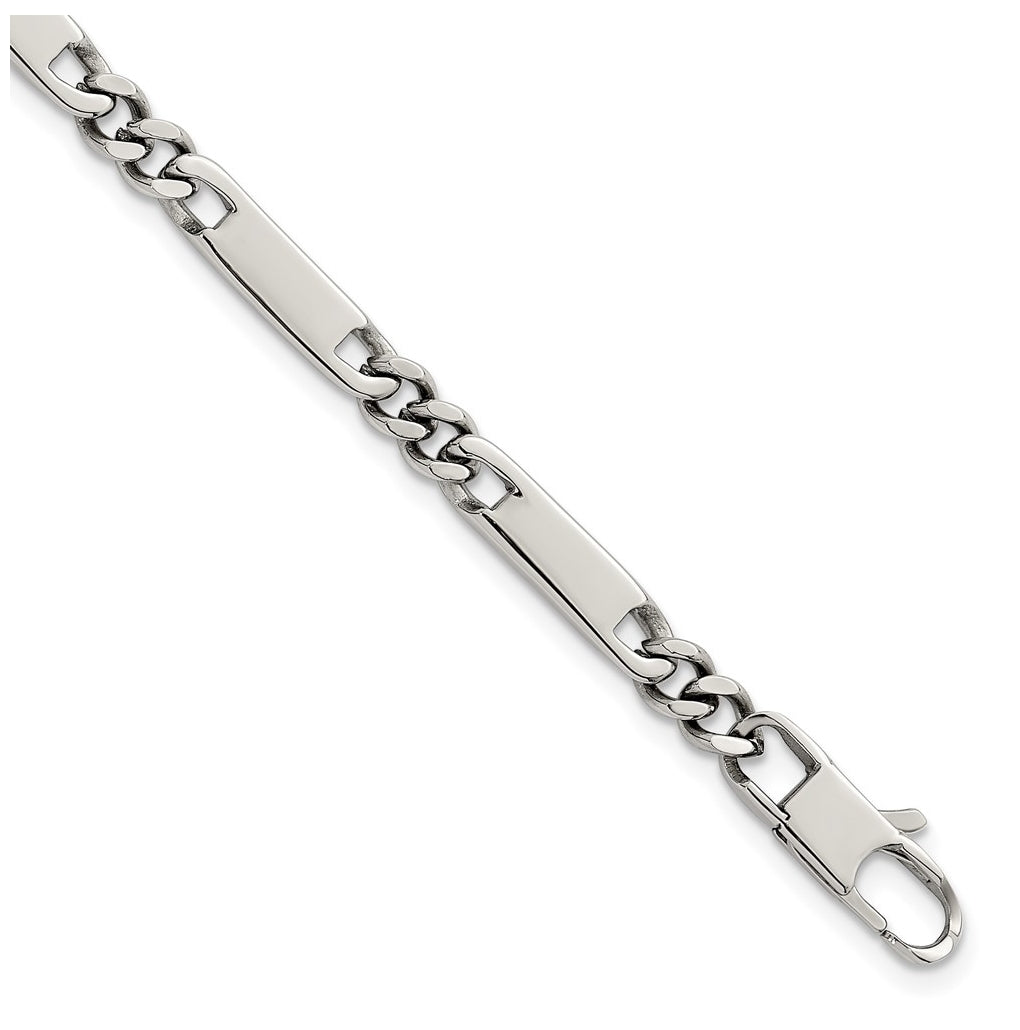 Stainless Steel Polished 4mm Fancy Link 8.5in Bracelet – Elegant Jewelry Gift for Birthday, Anniversary, Engagement, Wedding