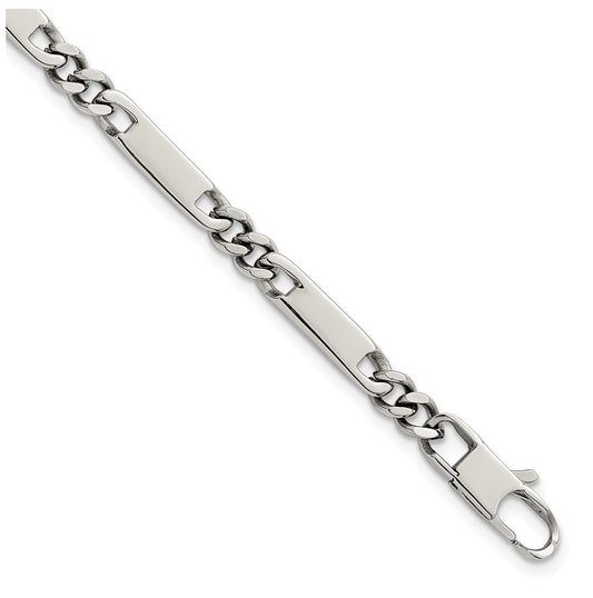 Stainless Steel Polished 4mm Fancy Link 8.5in Bracelet – Elegant Jewelry Gift for Birthday, Anniversary, Engagement, Wedding