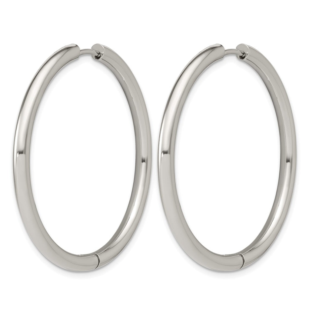 Stainless Steel Polished Yellow IP-plated 15.9 mm x 15.9 mm 3mm Hinged Hoop Earrings – Elegant Jewelry Gift for Birthday, Anniversary, Engagement, Wedding