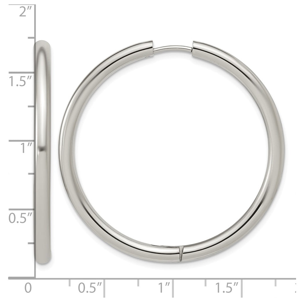 Stainless Steel Polished Yellow IP-plated 15.9 mm x 15.9 mm 3mm Hinged Hoop Earrings – Elegant Jewelry Gift for Birthday, Anniversary, Engagement, Wedding