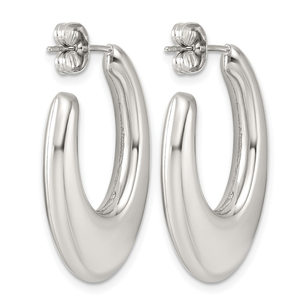 Stainless Steel Polished Teardrop Dangle Post Earrings – Elegant Jewelry Gift for Birthday, Anniversary, Engagement, Wedding
