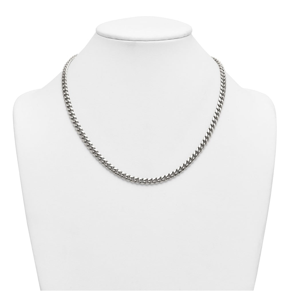 Stainless Steel Polished 6mm Curb Link 20in Necklace – Elegant Jewelry Gift for Birthday, Anniversary, Engagement, Wedding