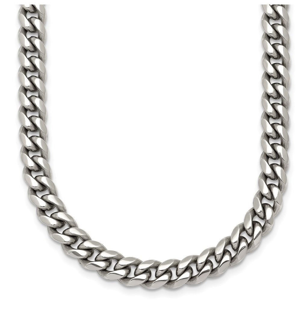 Stainless Steel Polished 6mm Curb Link 20in Necklace – Elegant Jewelry Gift for Birthday, Anniversary, Engagement, Wedding
