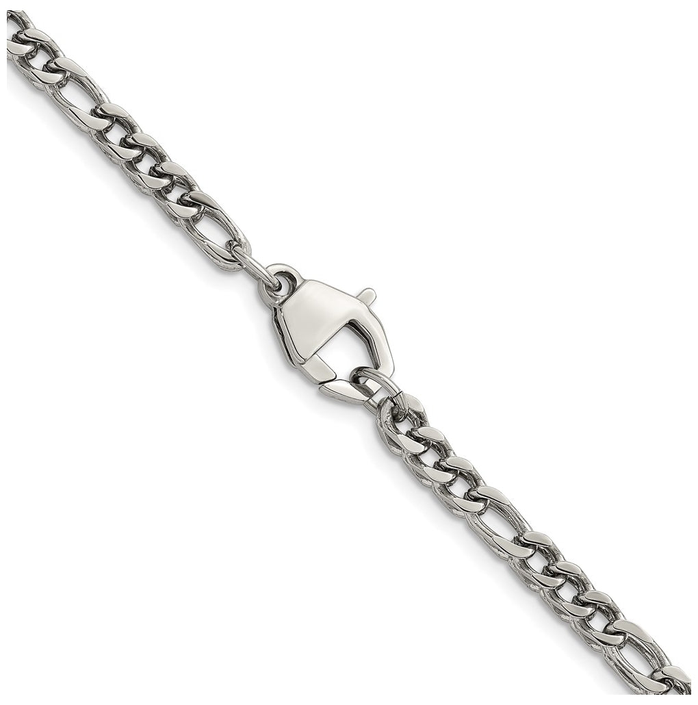 Stainless Steel Polished Franco Link 20in Necklace – Elegant Jewelry Gift for Birthday, Anniversary, Engagement, Wedding