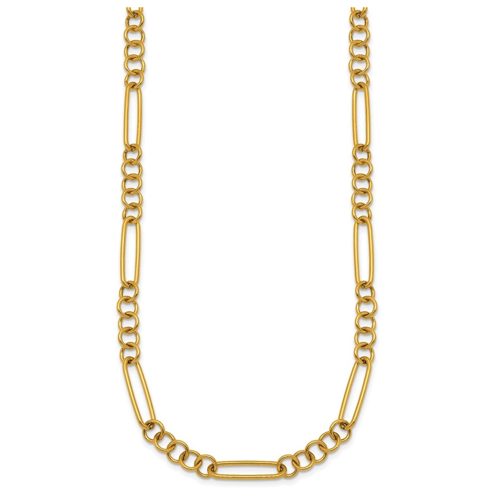 Stainless Steel Polished Yellow IP 5.25mm Pocket Watch Chain Style 22 in Necklace – Elegant Jewelry Gift for Birthday, Anniversary, Engagement, Wedding