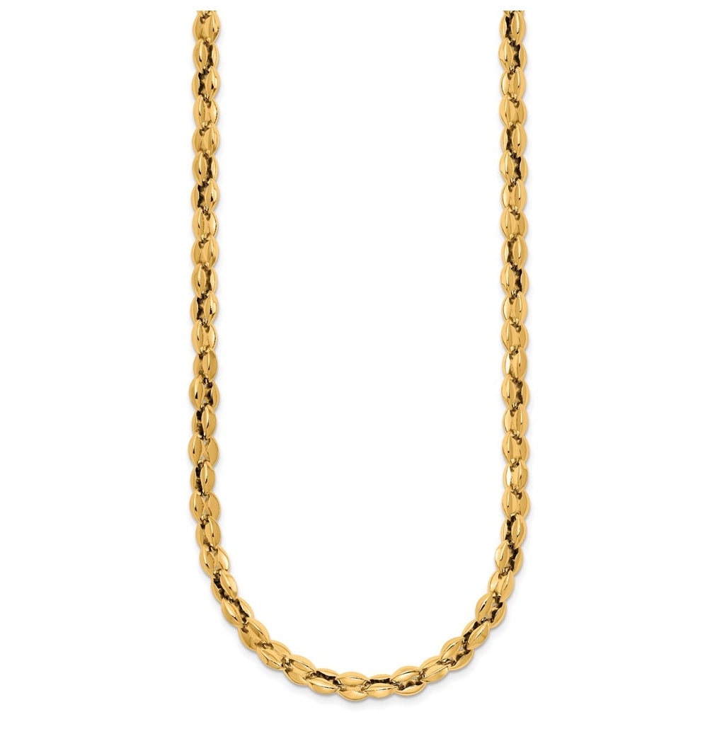 Stainless Steel Polished 5.5mm Mariner 18 In Link Chain – Elegant Jewelry Gift for Birthday, Anniversary, Engagement, Wedding