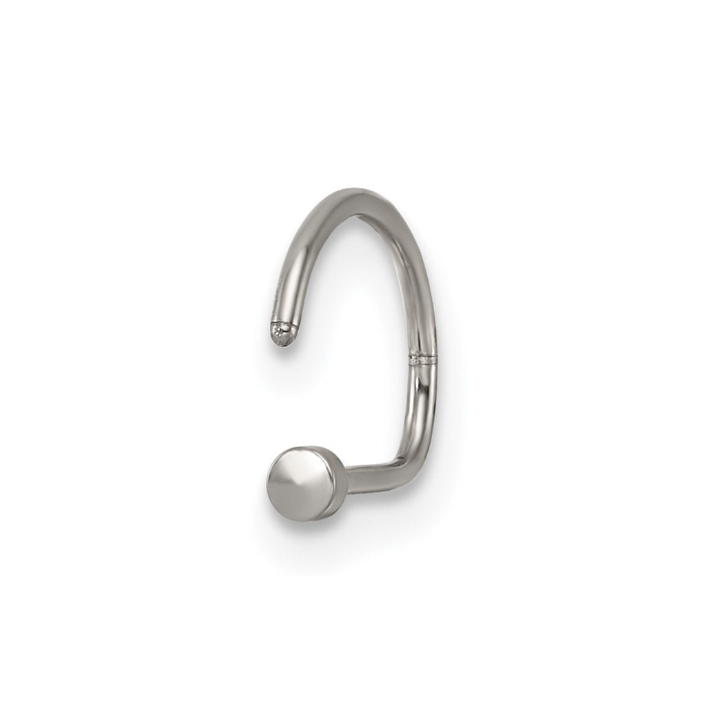 Titanium Polished Medusa/Lip Ring – Elegant Jewelry Gift for Birthday, Anniversary, Engagement, Wedding