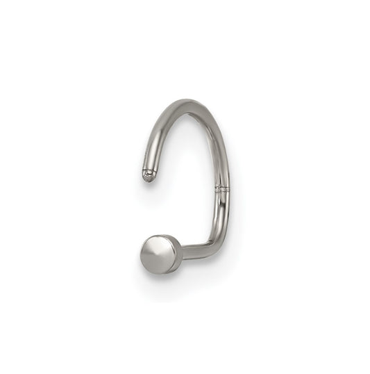 Titanium Polished Medusa/Lip Ring – Elegant Jewelry Gift for Birthday, Anniversary, Engagement, Wedding