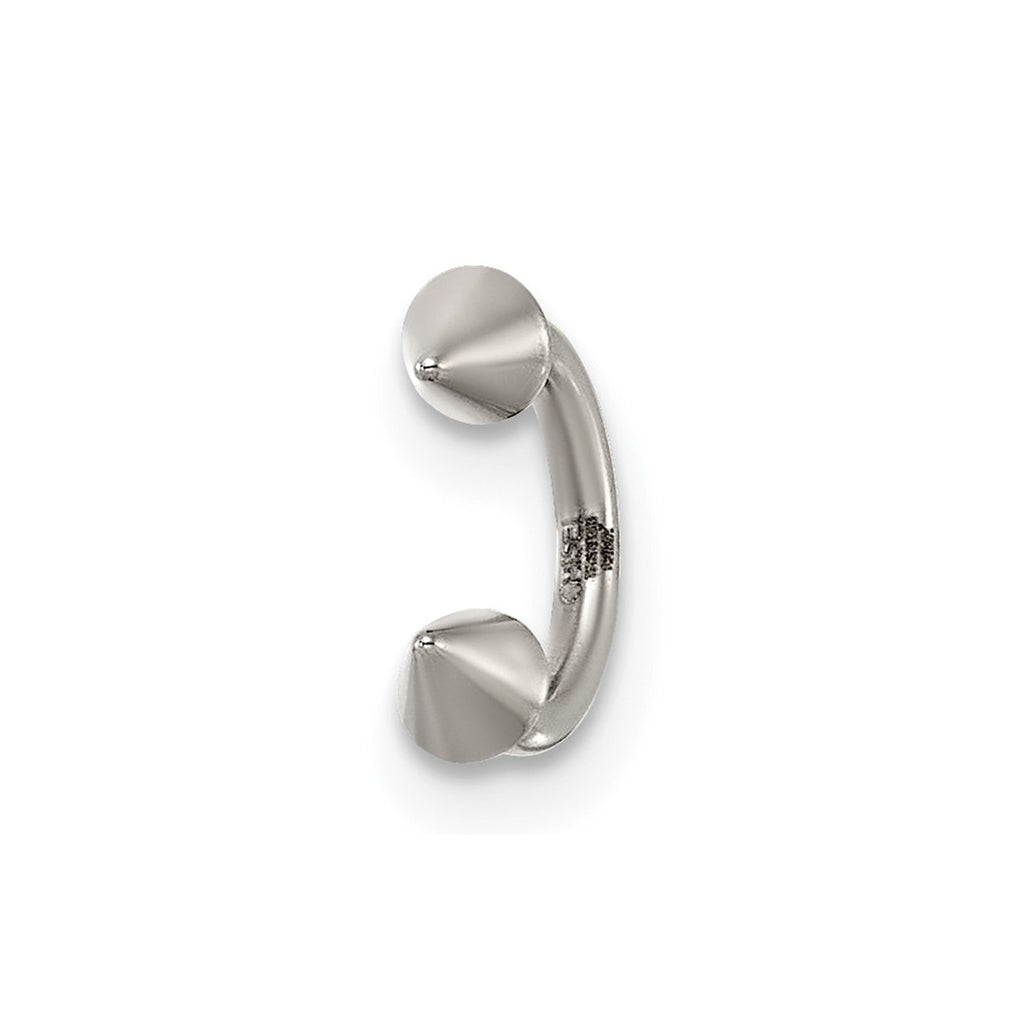 Titanium Polished Arrow Head Screw Back 8.6 mm x 9.1 mm Septum Nose Ring – Elegant Jewelry Gift for Birthday, Anniversary, Engagement, Wedding