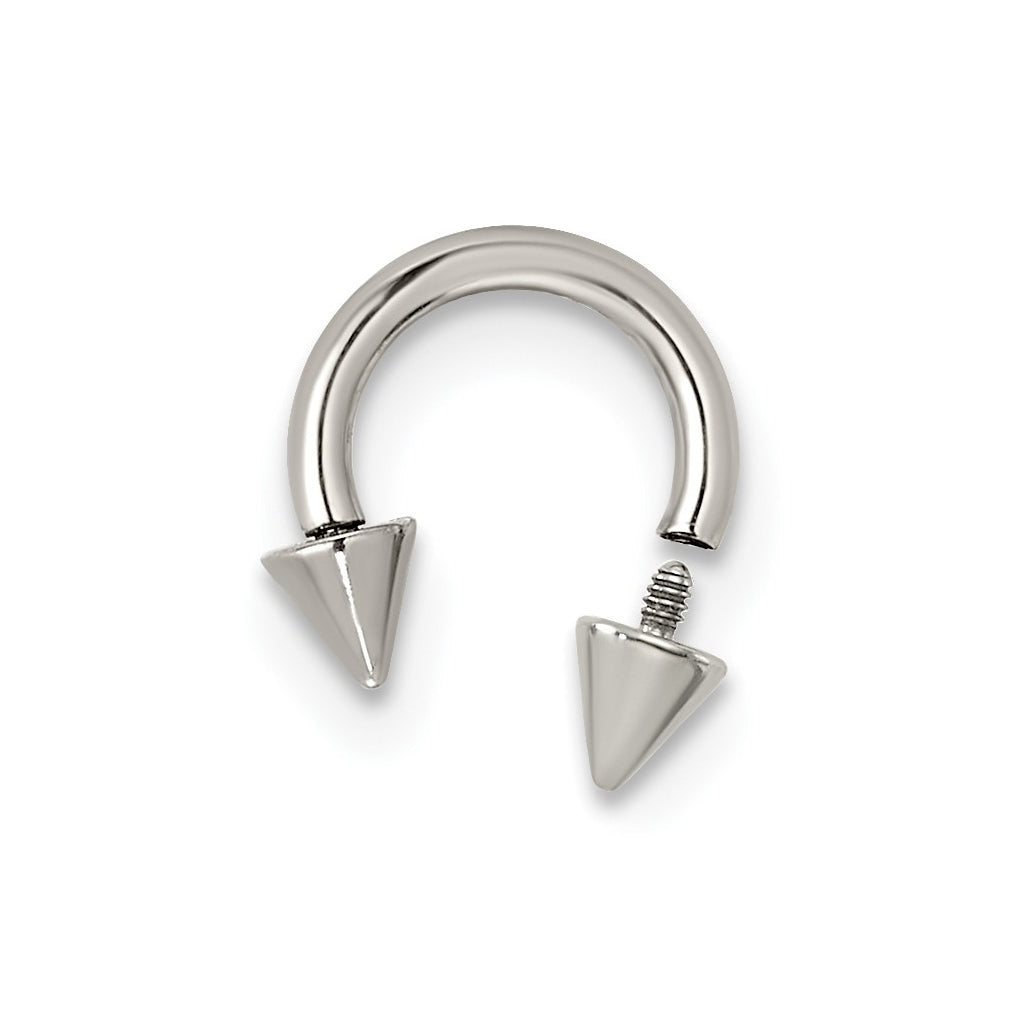 Titanium Polished Arrow Head Screw Back 8.6 mm x 9.1 mm Septum Nose Ring – Elegant Jewelry Gift for Birthday, Anniversary, Engagement, Wedding