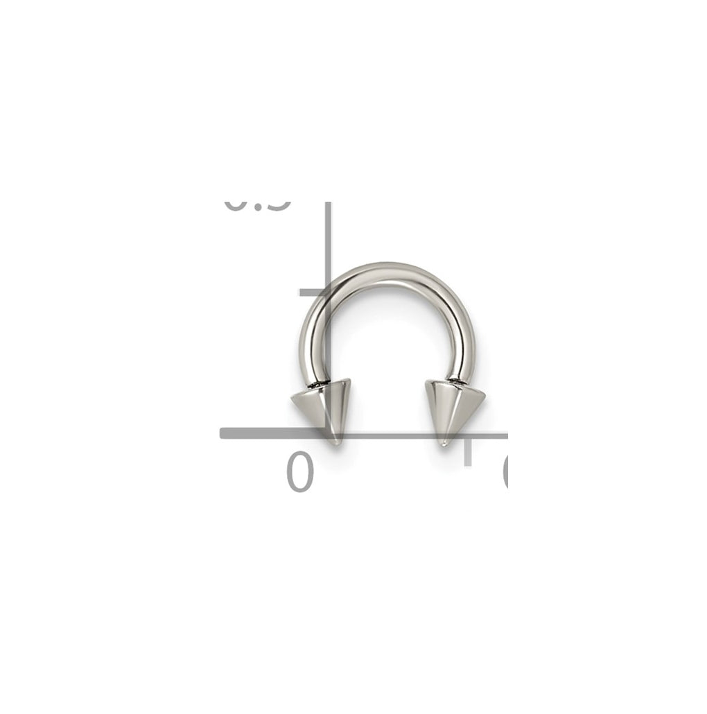 Titanium Polished Arrow Head Screw Back 8.6 mm x 9.1 mm Septum Nose Ring – Elegant Jewelry Gift for Birthday, Anniversary, Engagement, Wedding