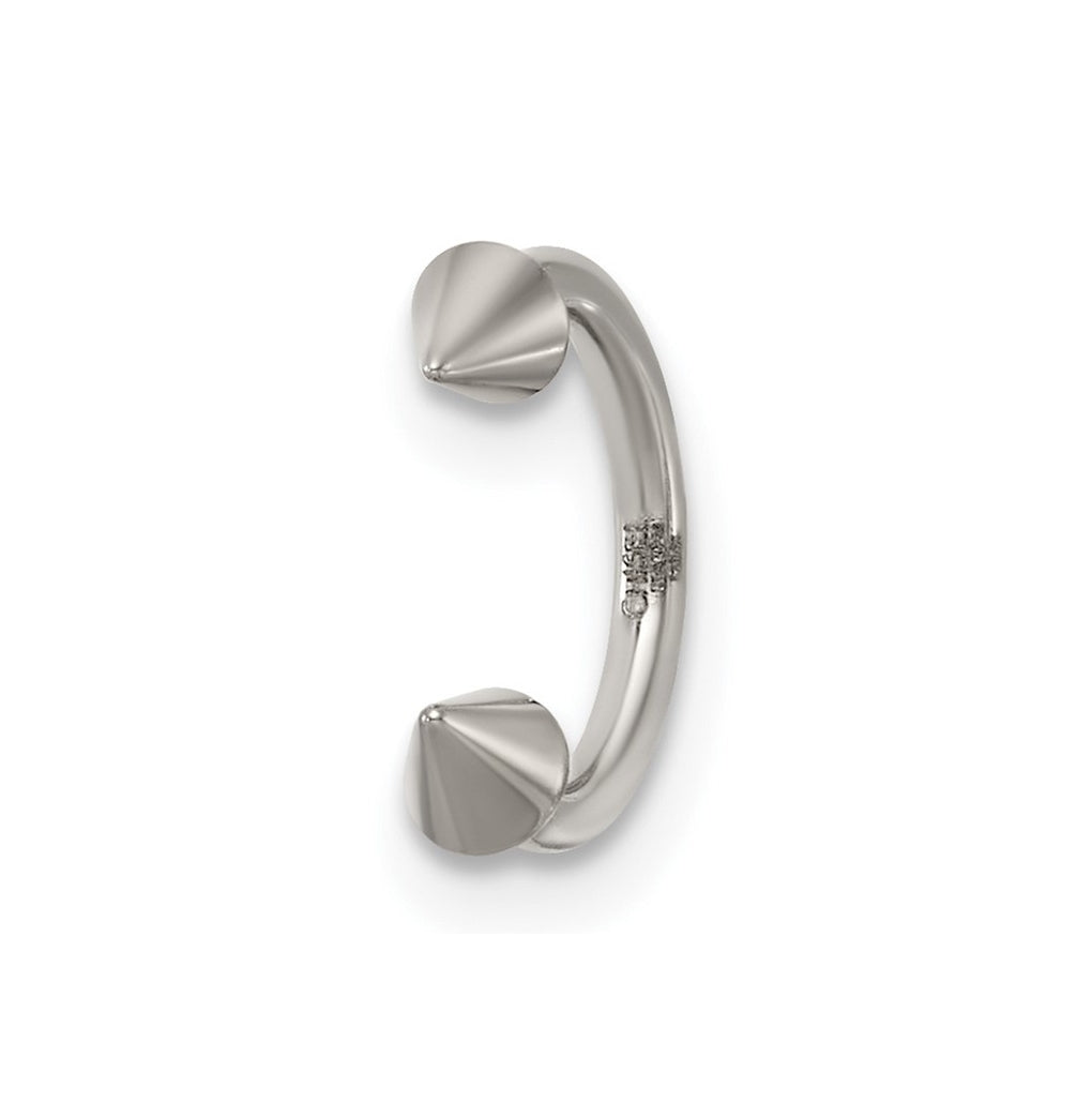 Titanium Polished Arrow Head Screw Back 8.6 mm x 9.1 mm Septum Nose Ring – Elegant Jewelry Gift for Birthday, Anniversary, Engagement, Wedding