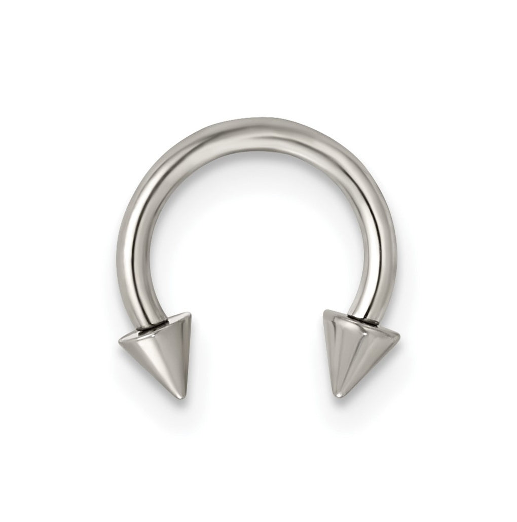 Titanium Polished Arrow Head Screw Back 8.6 mm x 9.1 mm Septum Nose Ring – Elegant Jewelry Gift for Birthday, Anniversary, Engagement, Wedding