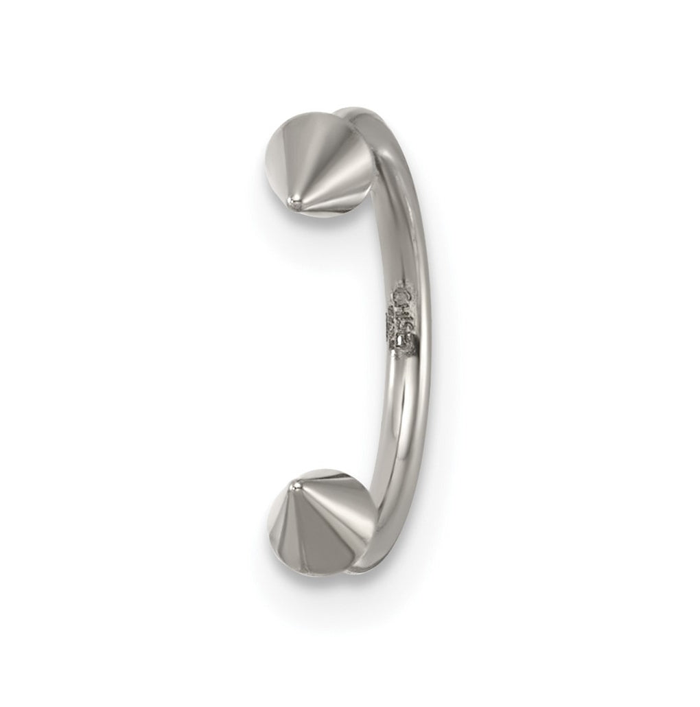 Titanium Polished Arrow Head Screw Back 8.6 mm x 9.1 mm Septum Nose Ring – Elegant Jewelry Gift for Birthday, Anniversary, Engagement, Wedding