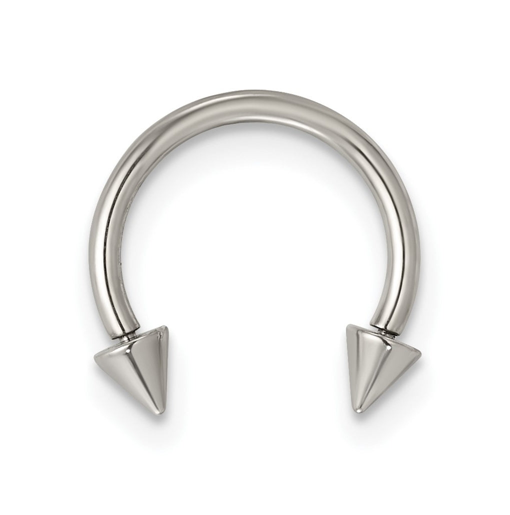 Titanium Polished Arrow Head Screw Back 8.6 mm x 9.1 mm Septum Nose Ring – Elegant Jewelry Gift for Birthday, Anniversary, Engagement, Wedding