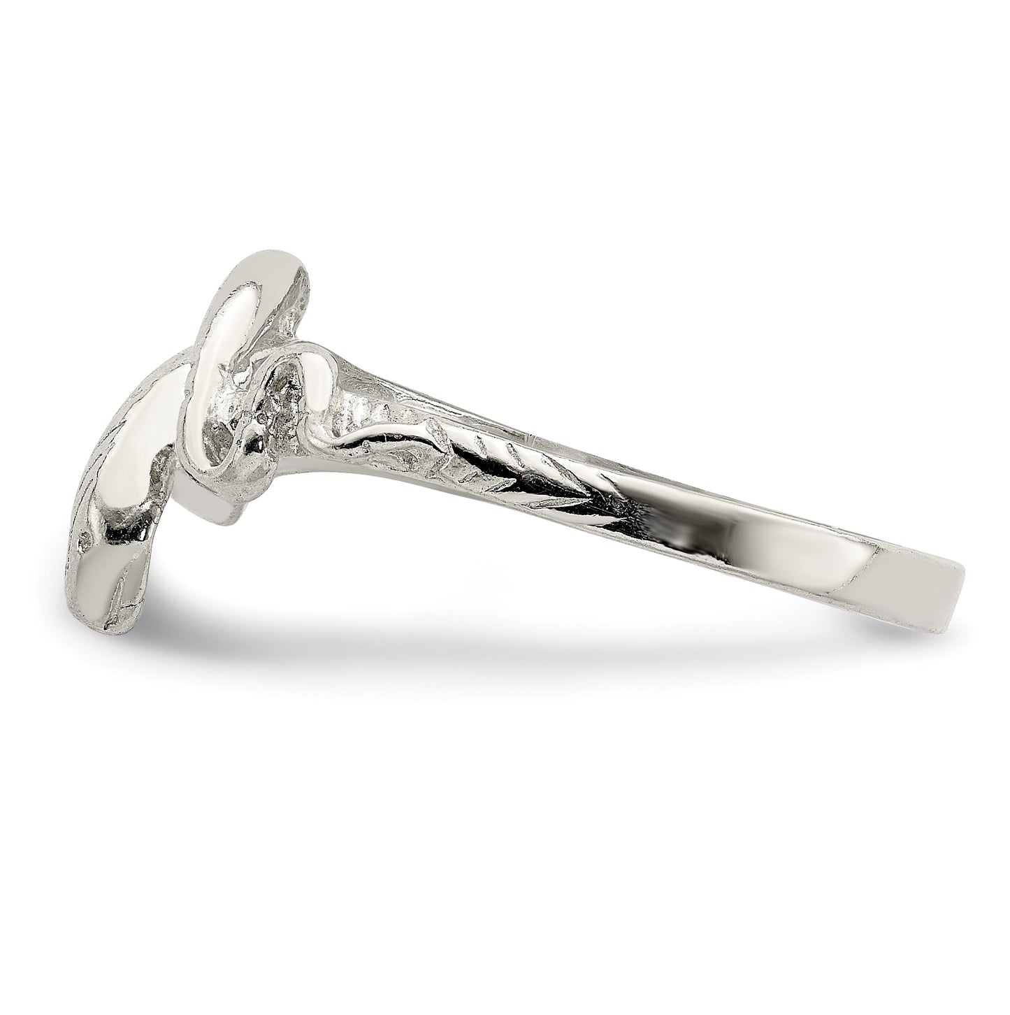 Sterling Silver Snake Ring, Size 6