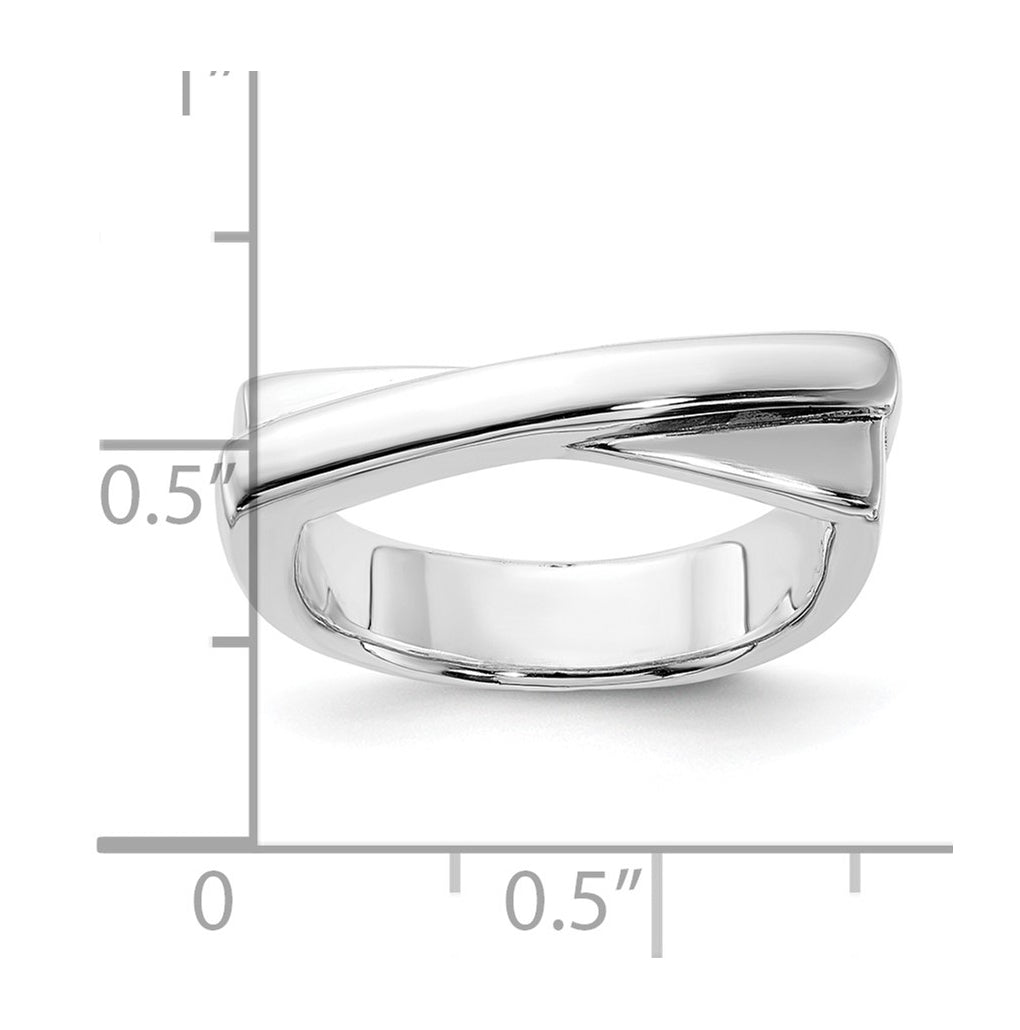Sterling Silver Flat Top Ring – Elegant Jewelry Gift for Birthday, Anniversary, Engagement, Wedding