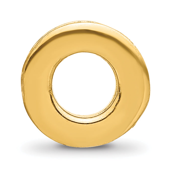 Sterling Silver Reflections Gold plated Spacer Bead
